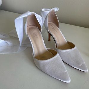 Kailee P Satin Tie Heels